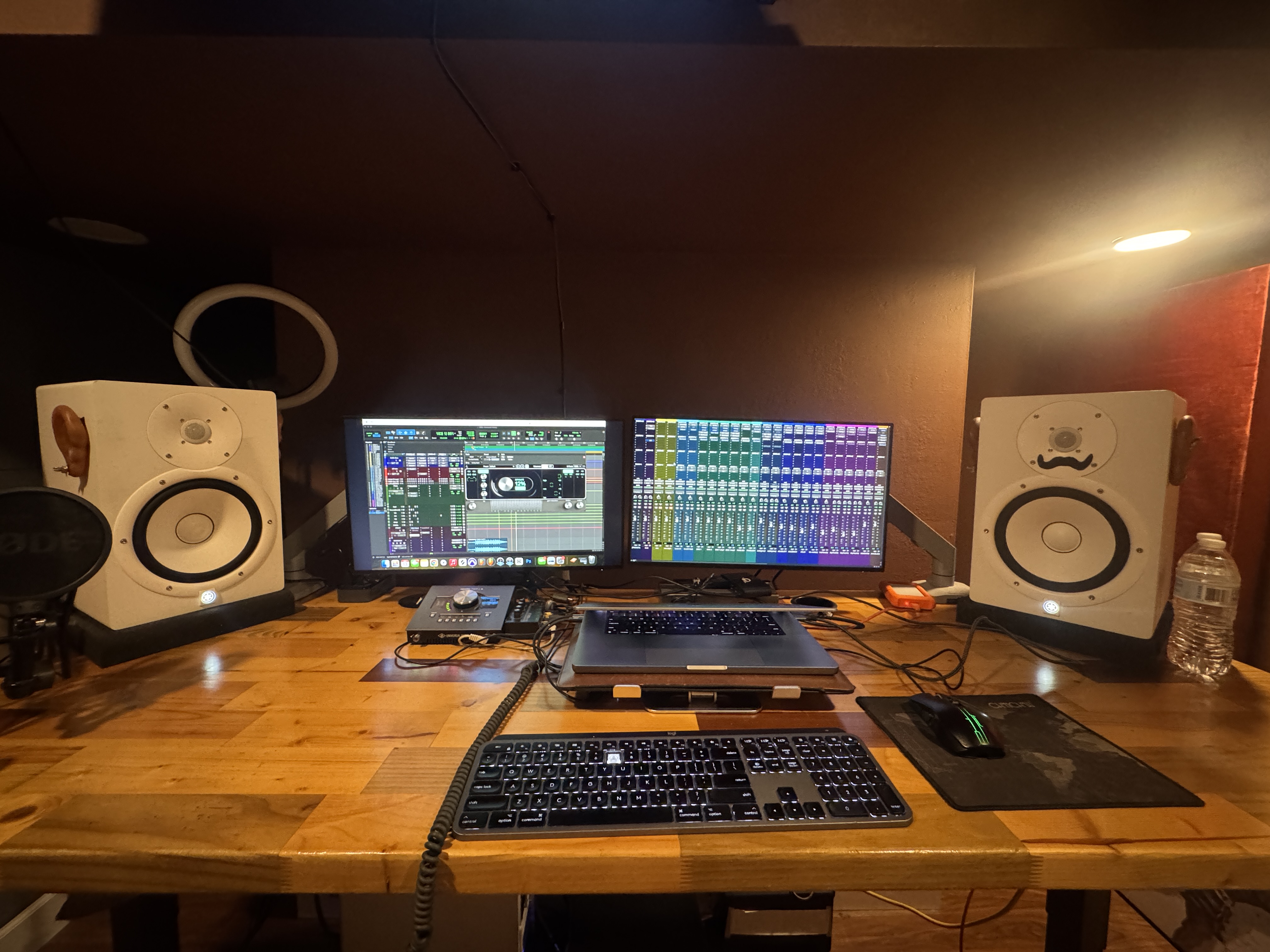Control room mixing setup